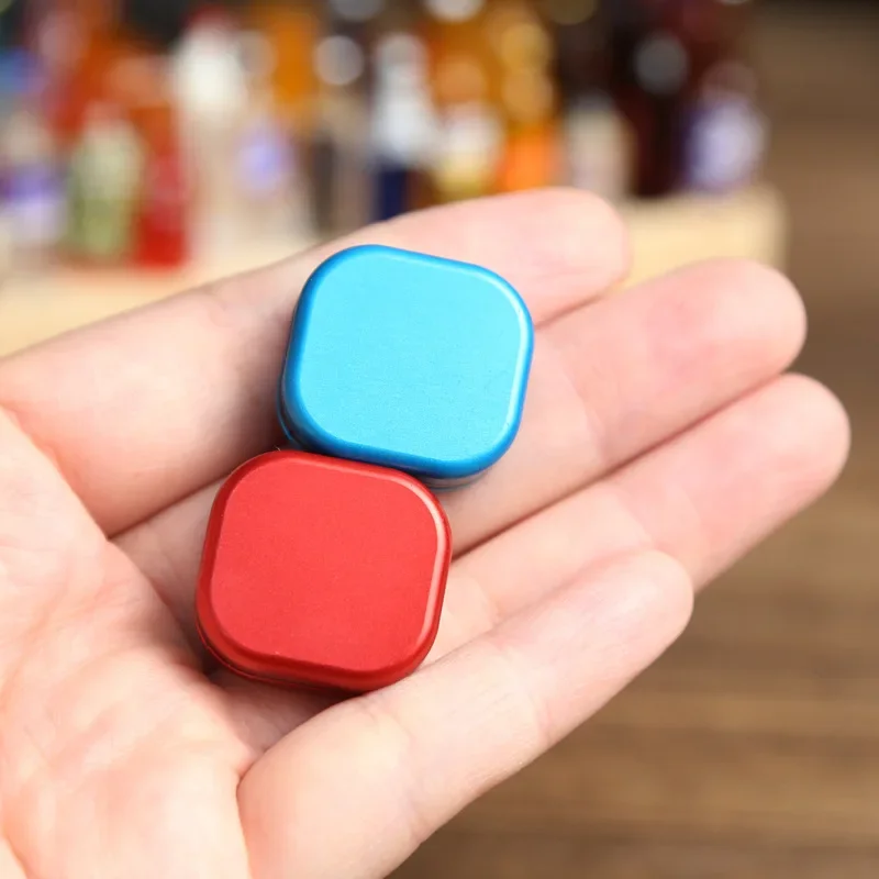 Magnetic Push Card Haptic Coin Mini Fidget Pushing Plate Stress Relief Toy EDC Metal Relieve Anti-Stress Mechanical Slider_voghion.com