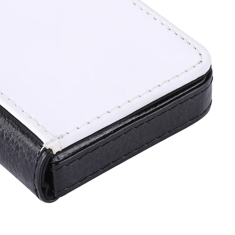 Sublimation Blank Business Bank Card Holder Case PU Leather ID Card Holder Small Coin Cards Cover Pouch Case Bag