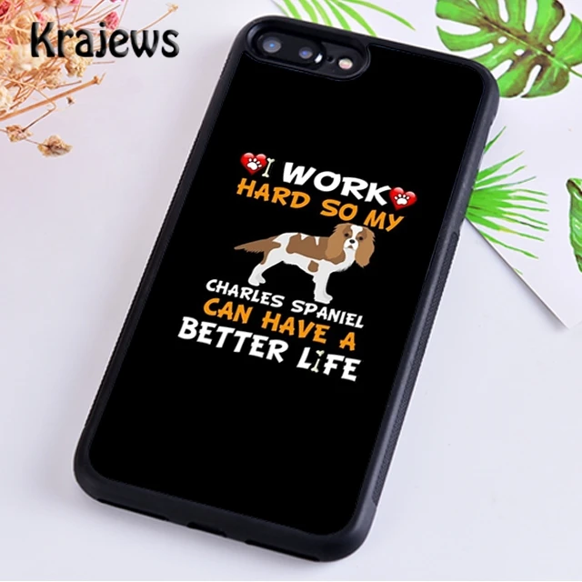 Elegant Cavalier King Charles Spaniel Decorative Phone Case Cover