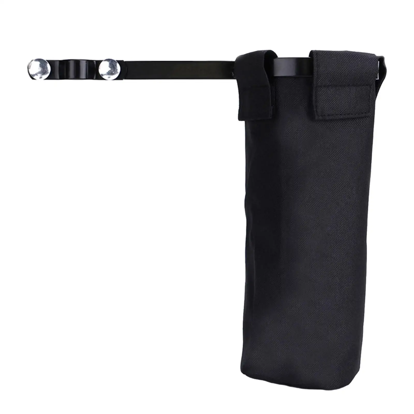 Drumstick Bag Container with Clip Clamp Wear Resistant Portable Black Drumstick