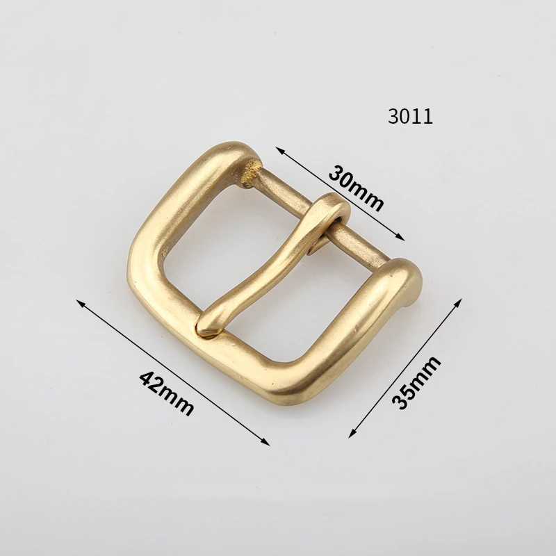 1pcs 30mm 벨트 버클 솔리드 브래스 엔드 바 힐 바 버클 싱글 핀 중간 센터 바 가죽 공예 스트랩 웨빙 개 목걸이