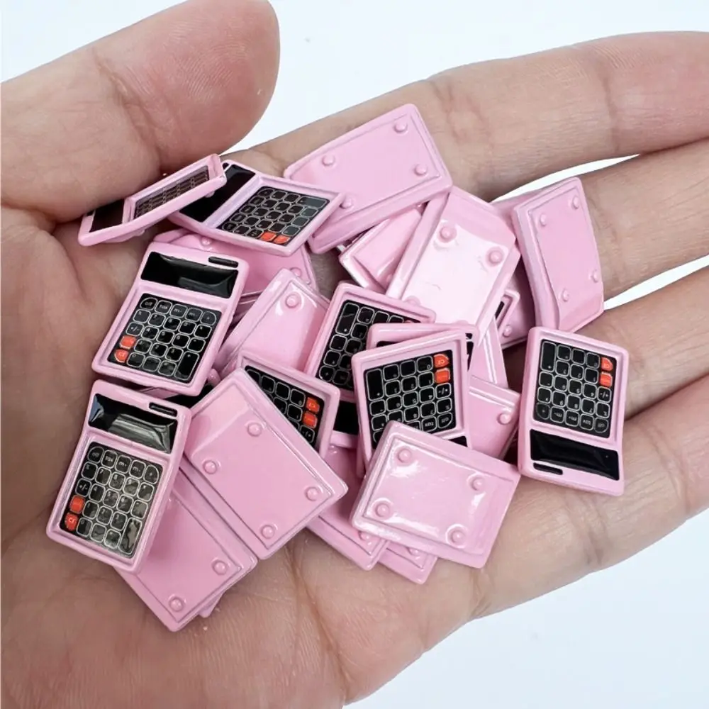 1Pcs 1/12 Dollhouse Miniature Accessories Mini Electronic Calculator Model Simulation Furniture Toys Doll House Decoration