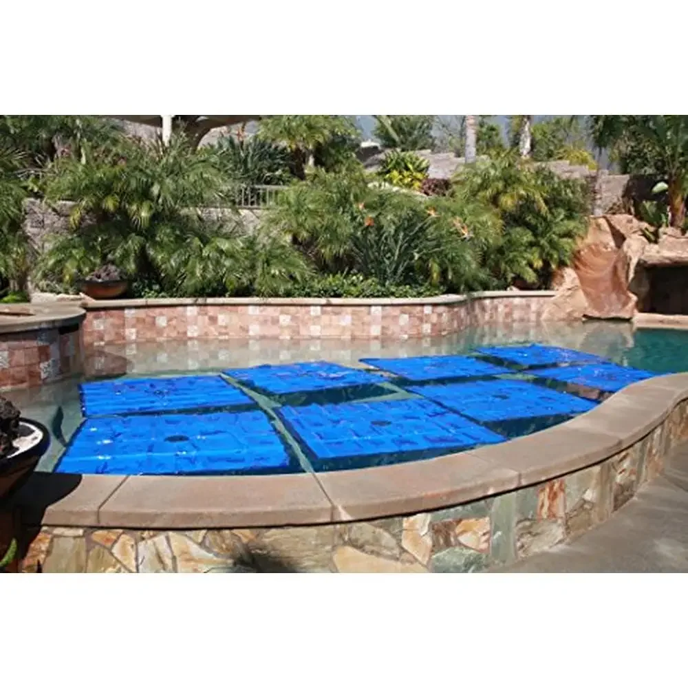 10-Pack Solar Pool Blanket Cover In-Ground and Above-Ground Pools Retains Sun's Thermal Energy Lightweight Durable Vinyl with