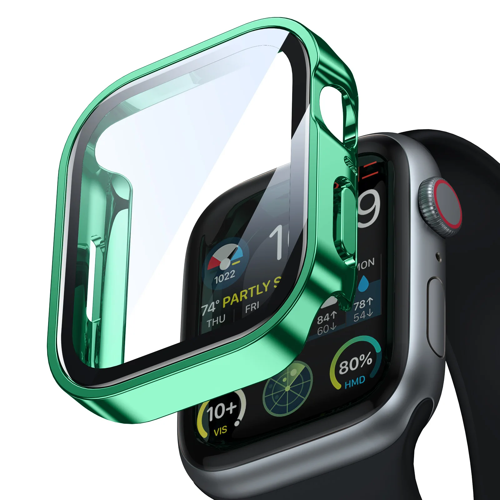 Premium Tempered Glass Case with Screen Protector – Straight Edge Cover