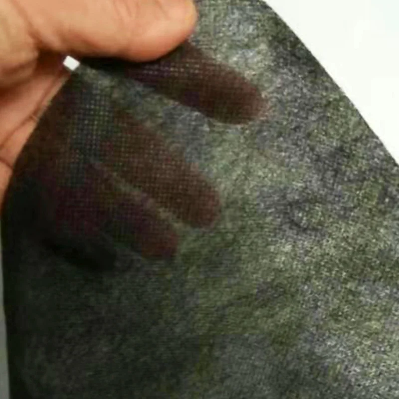 10m/20m Non-woven Black Non-woven Fabric Breathable Geotextile Anti-aging Gardening Fabric Weed-proof Cloth Weeding Cloth