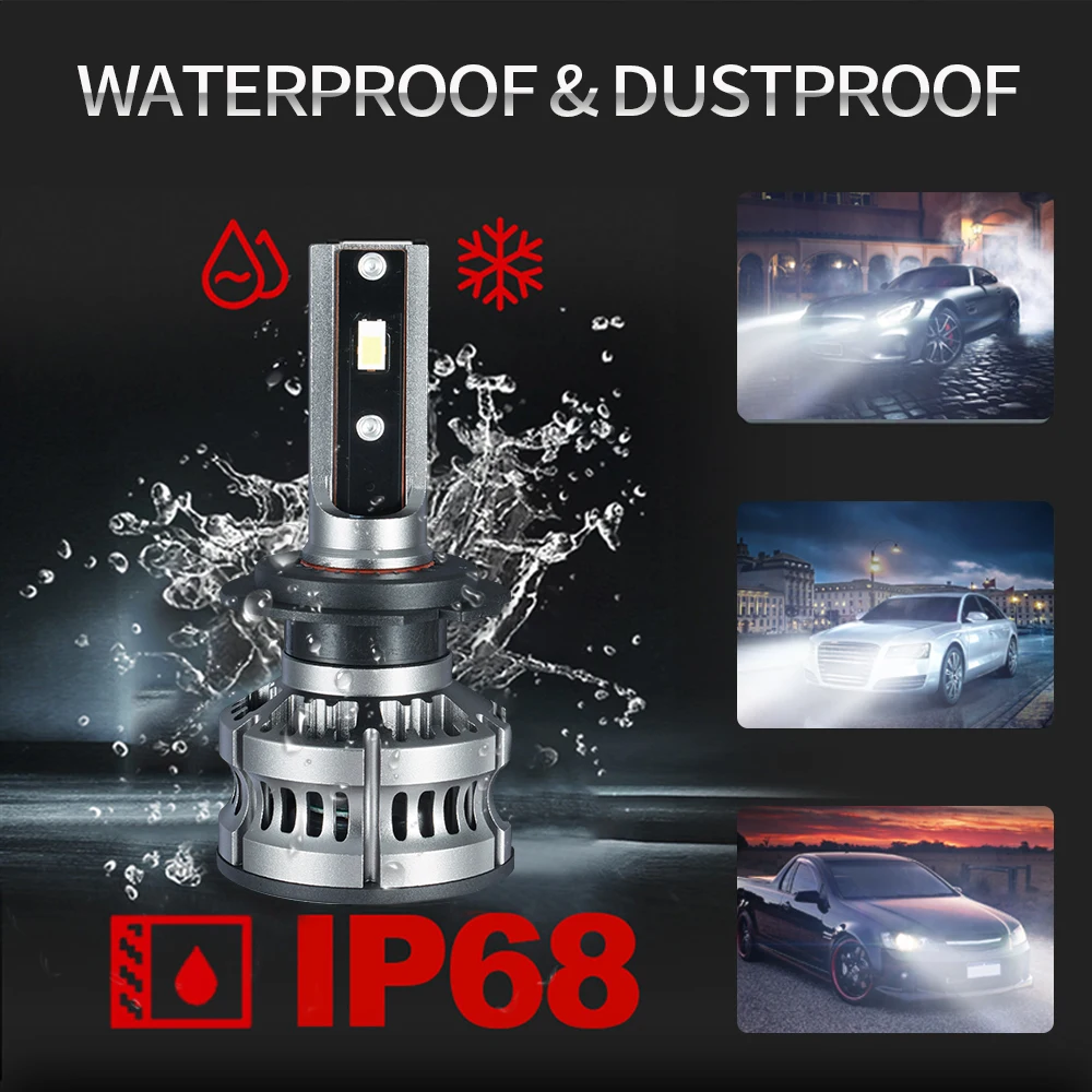 H4 LED Headlight 20000LM CSP Chip LED H7 H1 H11 H8 H9 9005 9006 HB3 HB4 110W 4300K 6500K Canbus Bulbs Turbo Fog Light 12V