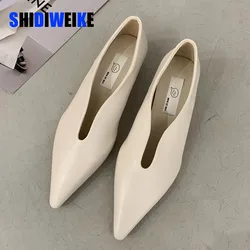 SDWK Pointed Toe Flats Women Shoes Sexy Sandals Spring Summer Fashion Retro Casual Women Shoes Brand Walking Mujer flats