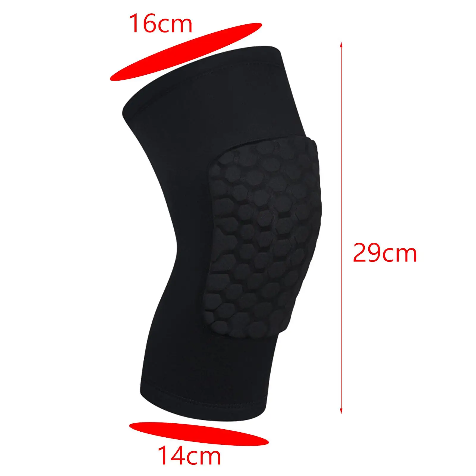 Shin Guards Elastic Honeycomb Pad Shock Protection Lightweight Calf Brace for Running Riding Gym Sports Kickboxing Volleyball