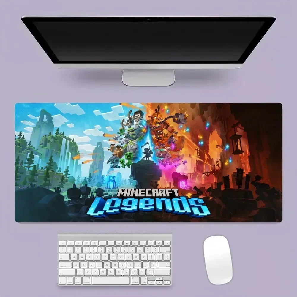 Game M-Mine C-Craft Cool Mousepad Office Large Mouse Mat Keyboard Mats Rubber PC Computer Game Big Anti-slip Mice Mat 3