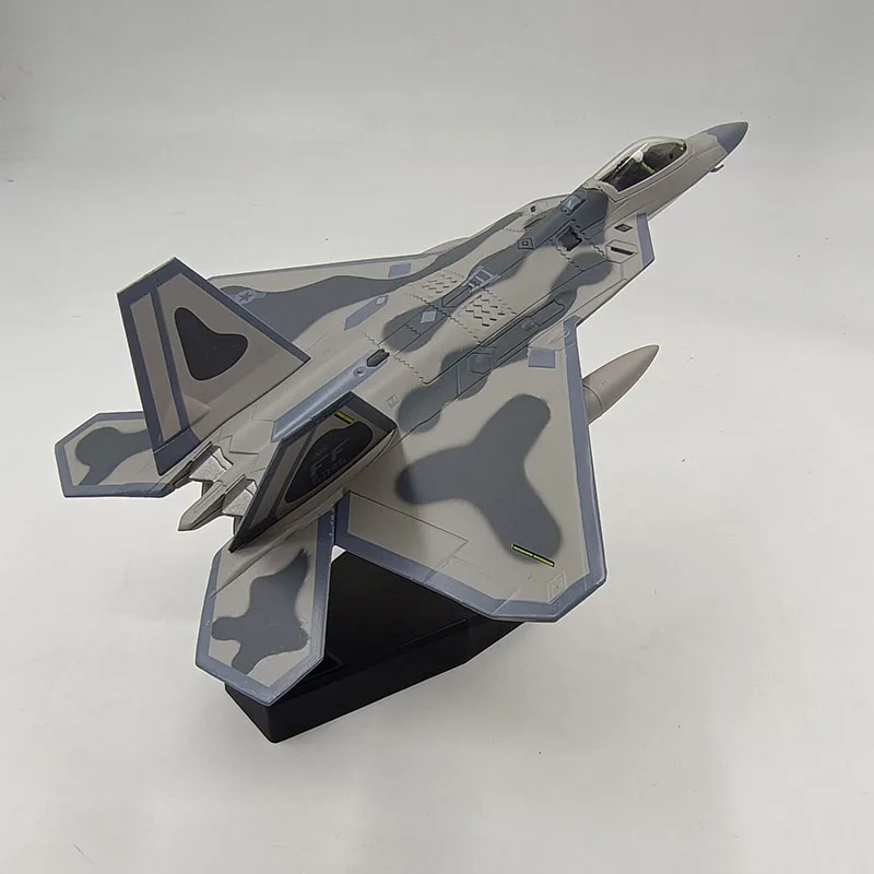 AMER 1/100 스케일 군용 모델 장난감 록히드 F-22 F22 랩터 파이터 USAF 미 공군 다이캐스트 금속 비행기 모델 장난감