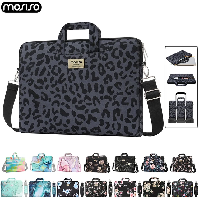 Sac à main pour ordinateur portable, sac à bandoulière pour M4 M3 M2 M1 Macbook Air Pro 13 14 15 16 17.3 pouces AcerAsus Dell, porte-documents pour ordinateur portable 1
