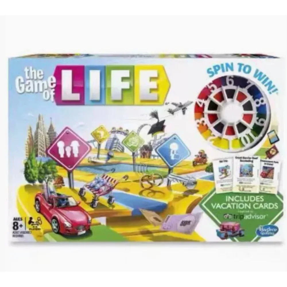 The Game of Life Game은 영어 카드 게임으로, 삶의 여정을 위한 보드게임입니다.