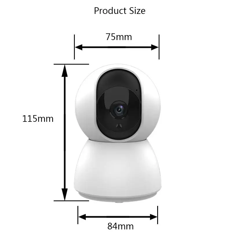 2K 400W Tuya Smart Mini WiFi IP Camera Remote Wireless Surveillance Auto Tracking Of Human Home Security CCTV Baby Pet Monitor 6