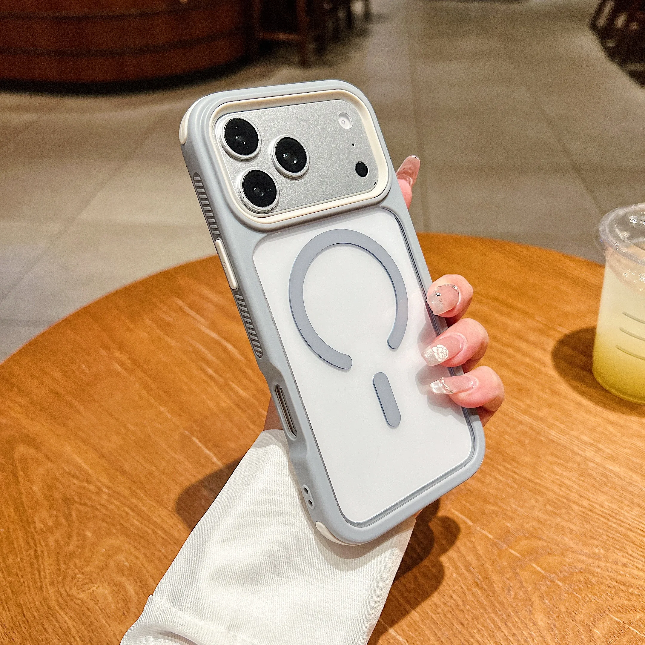 Premium Shockproof Magnetic Case with Magsafe Compatibility - Luxury Clear Protective Cover