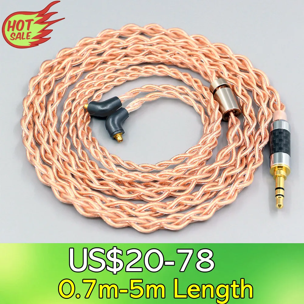 

4 Core 1.7mm Litz HiFi-OFC Earphone Braided Cable For Etymotic ER4SR ER4XR ER3XR ER3SE ER2XR ER2SE LN008099