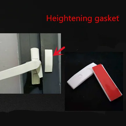 UPVC Window Handles Zinc Alloy Window Hardware Door Handle Heightening Gasket Rubber White Replacement 5Pcs window handles