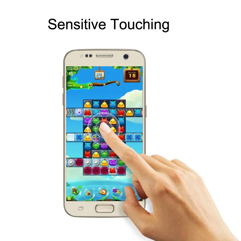 Pellicola salvaschermo per Samsung S6 S7 Pellicola in vetro temperato anti-frantumazione - Image 4