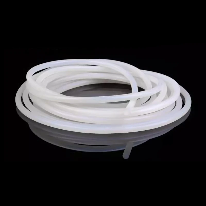 1-6mm Soft Silicone Round Bar Acrylic Hardline Rigid Tubing Solid Rod High-temperature Resistant Sealing Cord 16.4ft