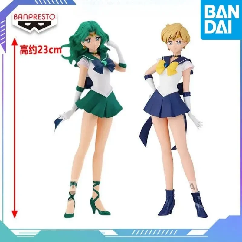 

Anime Original Sailor Moon Cosmos The Movie Glitter Glamours Kaiou Michiru Sailor Neptune Pvc Action Figures 23cm Toys Figurine