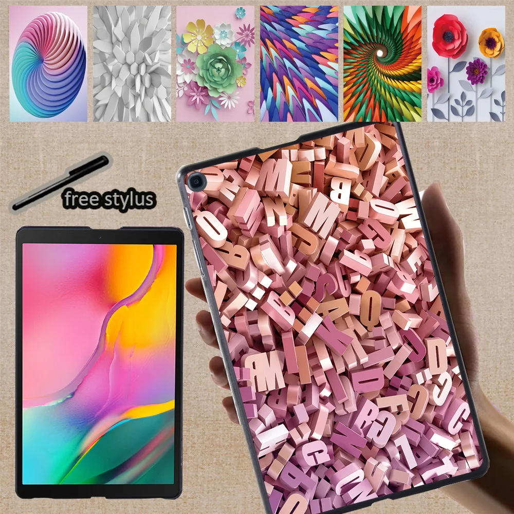 

Чехол для планшета Samsung Galaxy Tab S7 11/Tab S6 Lite 10,4/Tab S6 10,5/Tab S4 10,5/Tab S5e 10,5, Ультратонкий чехол-накладка с 3D рисунком