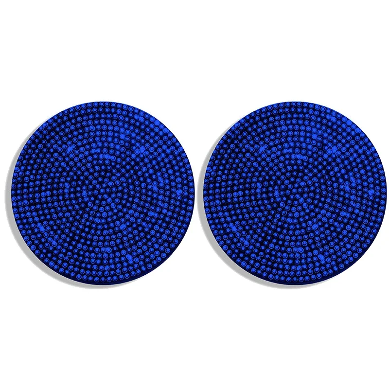 Luxury Bling Diamond Car Cup Holder Coaster Set – Premium Silica Pad Interior Accessories