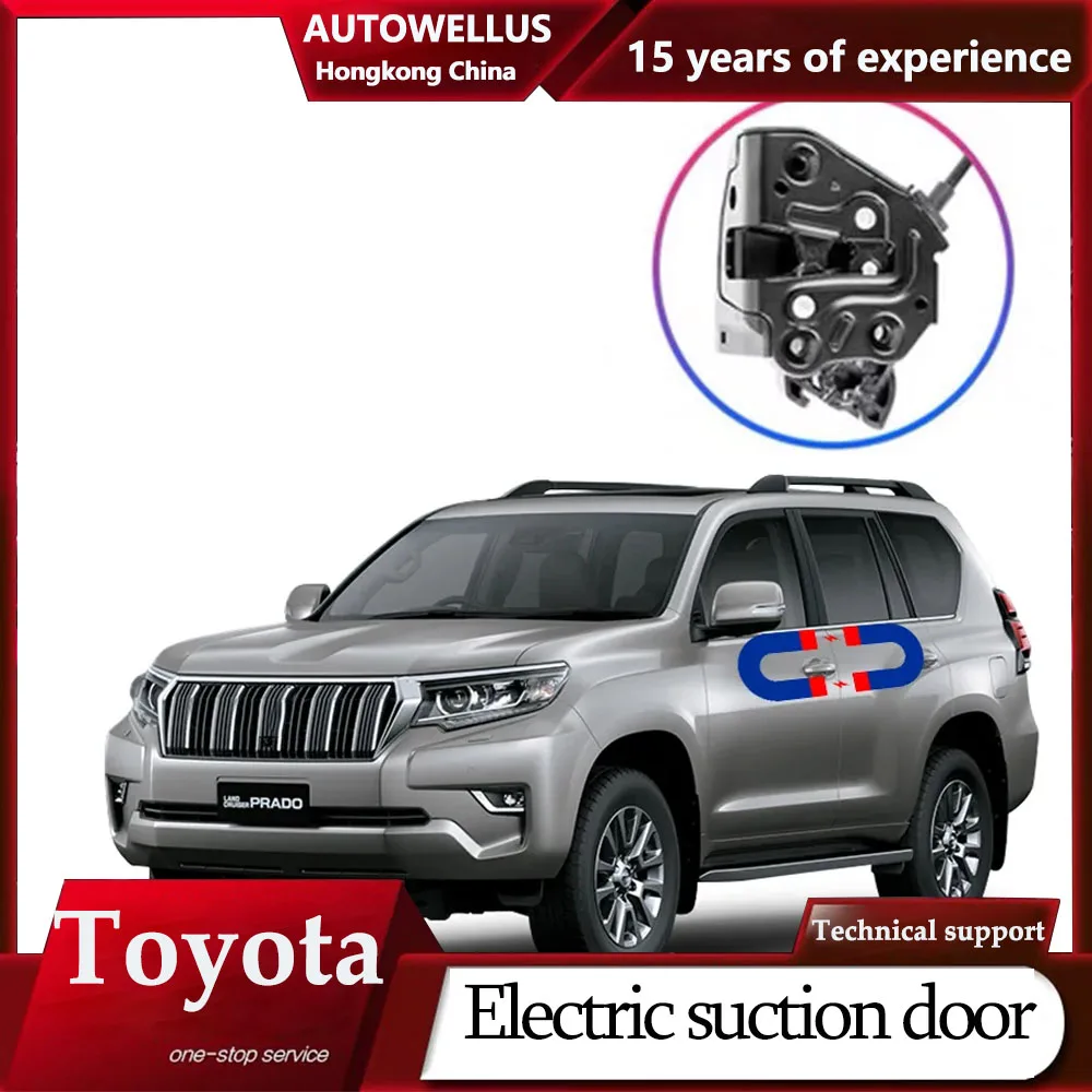 

For Toyota Prado Electric suction door Automobile refitted automatic locks Car accessories Intelligence for Land Cruiser 4 doors