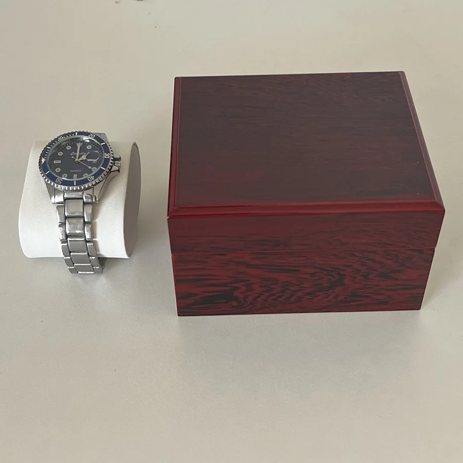 1 Grid Watch Storage box Wood material watch storage box