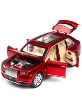  1:32 Rolls Royce SUV Cullinan Alloy Car Model Diecasts Metal Toy Car Model Simulation Sound and Light Collection Kids Toy Gift 