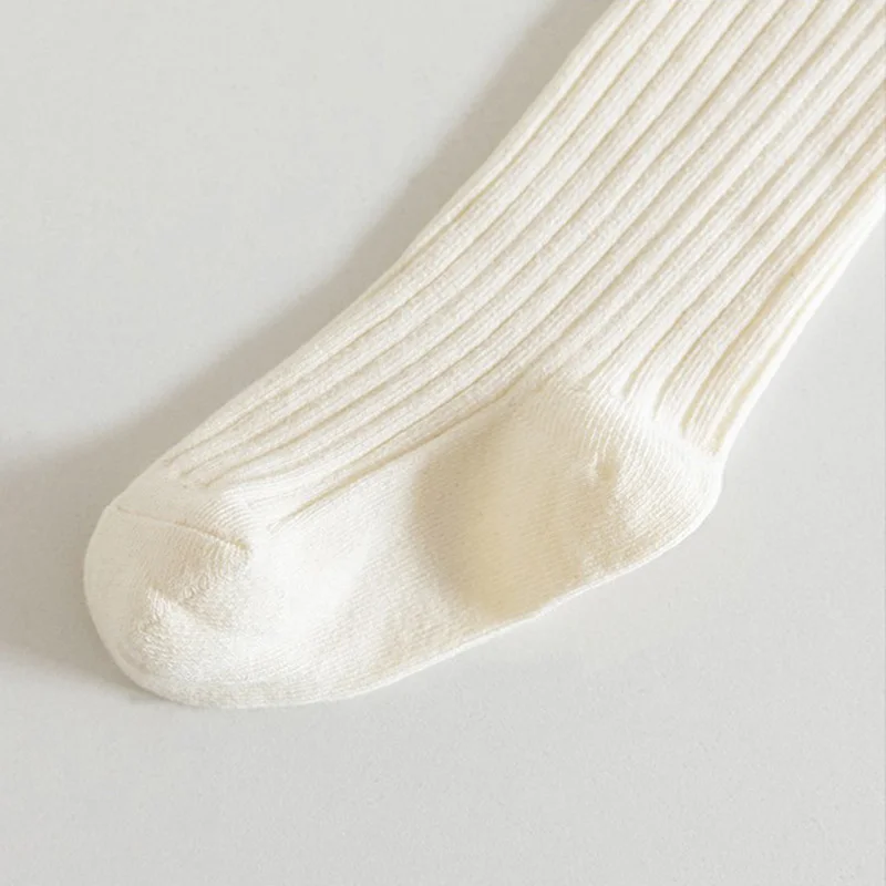 Children Princess Bow Calf High Long Socks Girls Japanese JK Stockings Candy Color Bowknot Calf Socks for Girls School Uniform