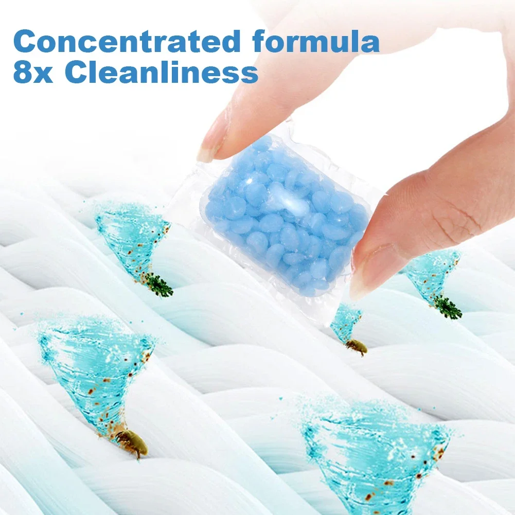 100Pcs Laundry Fragrance Beads Granule Water Soluble Softener Scent Booster Aroma Boosting Lasting Clothes Aromatherapy Parts