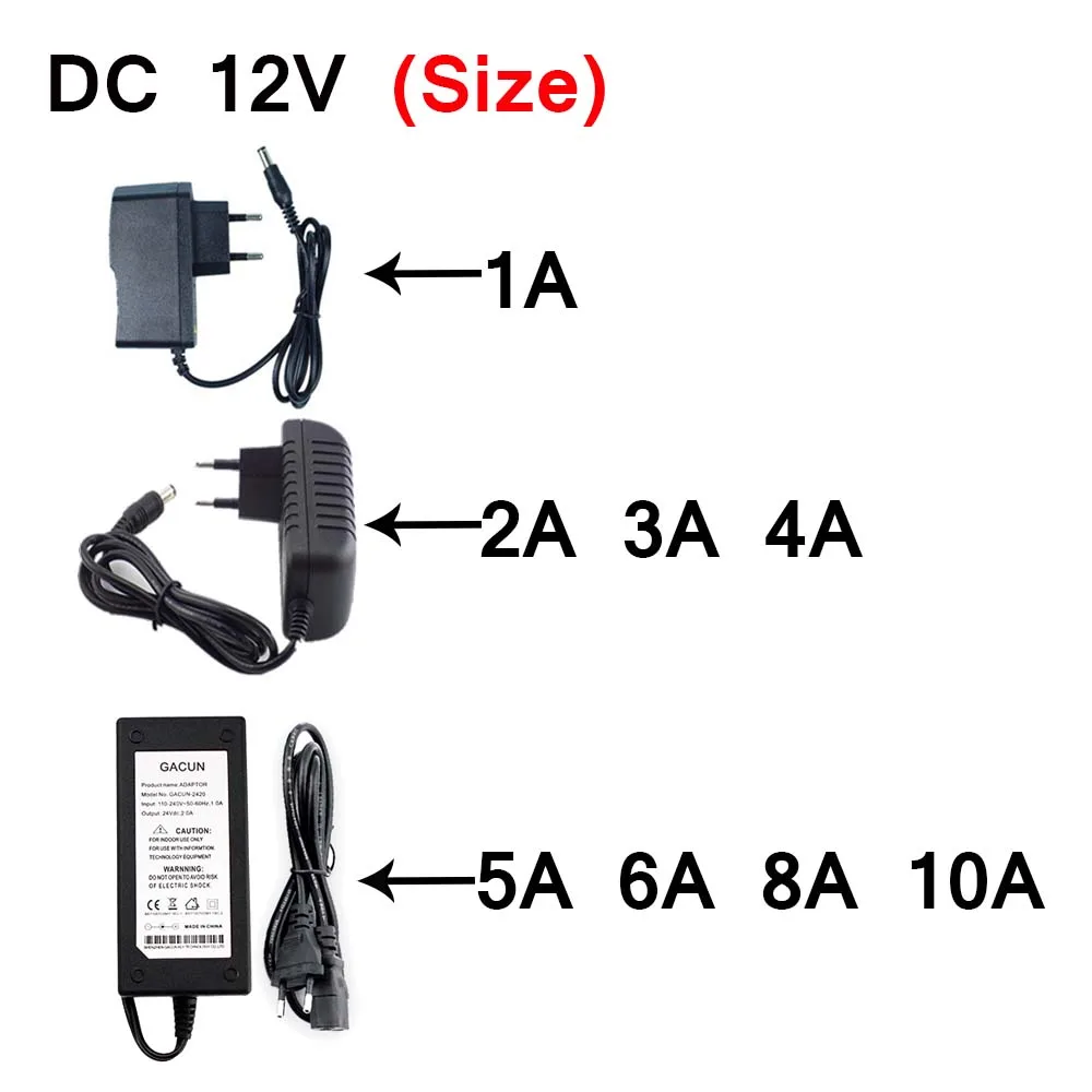 Description Picture 5 of itemLED Power Adapter AC 110V-220V To DC 5V 12V 24V Power Supply 1A 2A 3A 5A 6A 8A 10A Lighting Transformer For Lamp CCTV Router