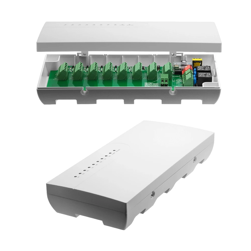 Термостат системы отопления зоны Beok для водяного пола и газового котла, контроллер термостата, 8-зонный с приводом 5