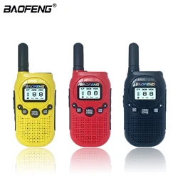 Baofeng – Mini walkie talkie bidirectionnel, Radio amateur Cb, émetteur récepteur Portable, cadeau d'anniversaire pour enfants, Intercom Portable, jouet, BF T6 
