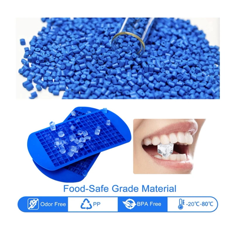 JOPHEK 3 Pezzi Stapo Ghiaccio, in Silicone, per 18 Cubetti Quadrati