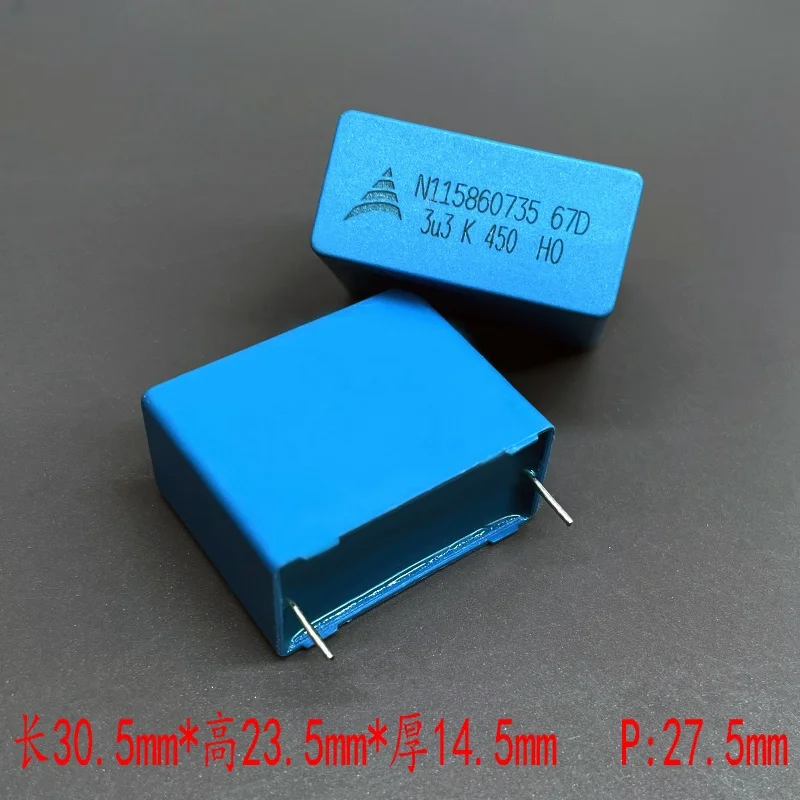 

2 шт. EPCOS Siemens MKP 335 3,3 uf 3u3K 450v 400v конденсатор B32674D4335K