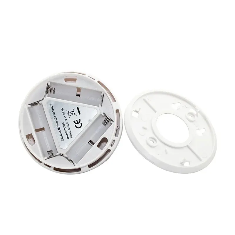 Carbon Monoxide Detector Independent CO Alarm Sensor 85dB High Sensitive LCD Photoelectric Display for Home Hotel