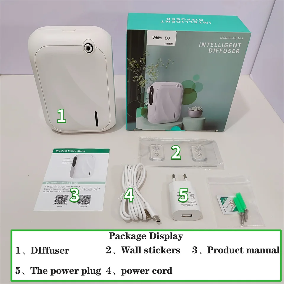 Diffuseur de parfum d'intérieur avec contrôle par application Bluetooth, couverture de 200 m³_voghion.com