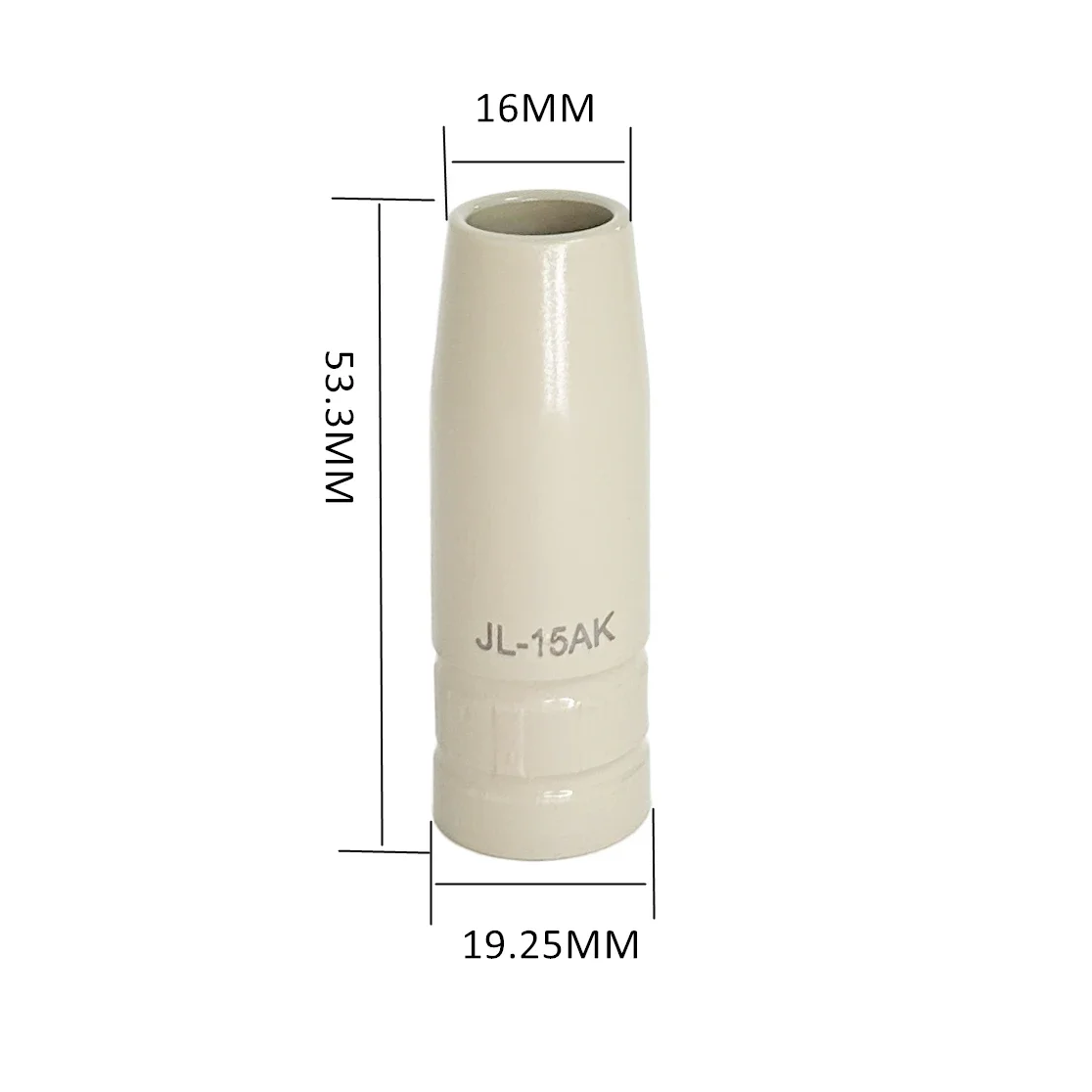 5Pcs/Set, MB-15AK 15Ak Coating Protection nozzle  0.8/1.0/1.2mm MIG Torch Gas Nozzle Tip Holder of 15AK MIG MAG Welding Torch