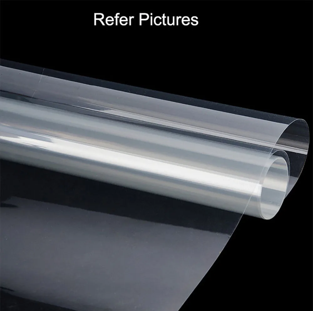0.5x2m/20"x78.7" Clear Protective Layer Clear Anti Fog Film Premium Antibacterial for Rearview Mirror Bathroom Mirror Film