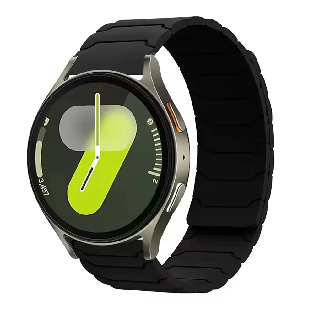 Premium 20mm Magnetic Loop Silicone Watch Band – Universal Fit Bracelet