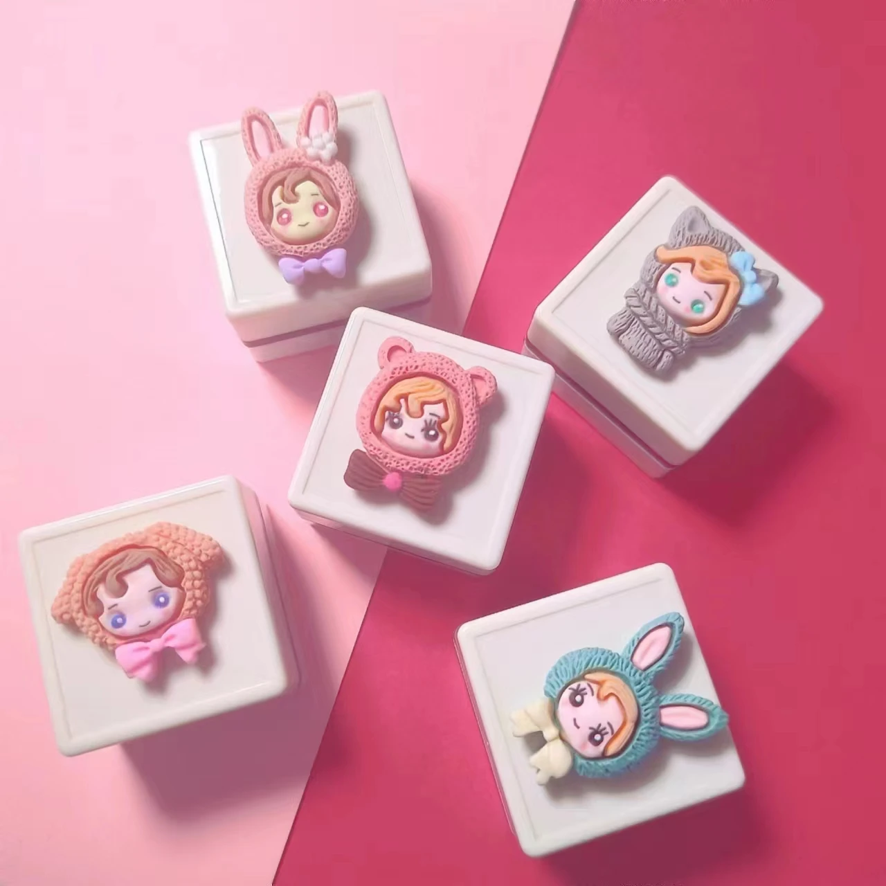 초등학생용 스탬프 교육 도구, 유치원 동기 유도 선물, 칭찬 보상 스탬프, 셀프 잉크