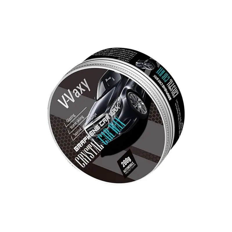 Car Wax Auto Wax Crystal Plating Hard Glossy Wax 220g Car Detailing Black Ceramic Surfaces Coating Film Polishing Car Supplies