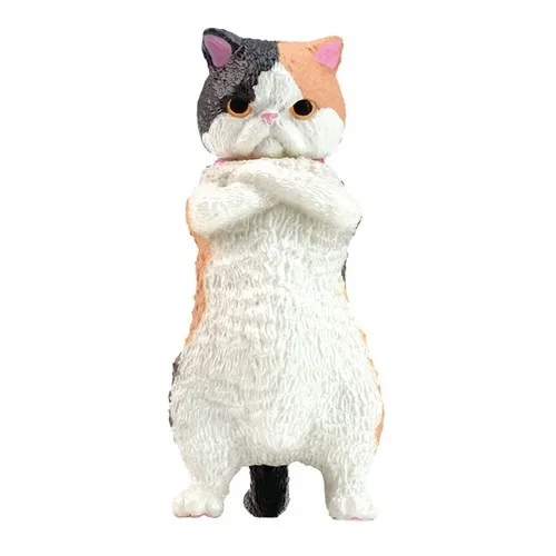 Anime Chá Festa Gato Bonito Modelo De Brinquedo Cinza Genuíno Original  Pré-venda Boneca Pvc Ação Decoração Gato Enlatado Brinquedo Presente -  Figuras De Ação - AliExpress