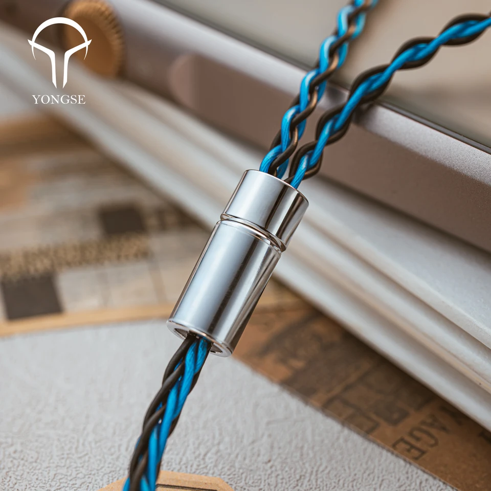 Yongse Danube 高純度 6N 単結晶銅銀メッキイヤホンアップグレード