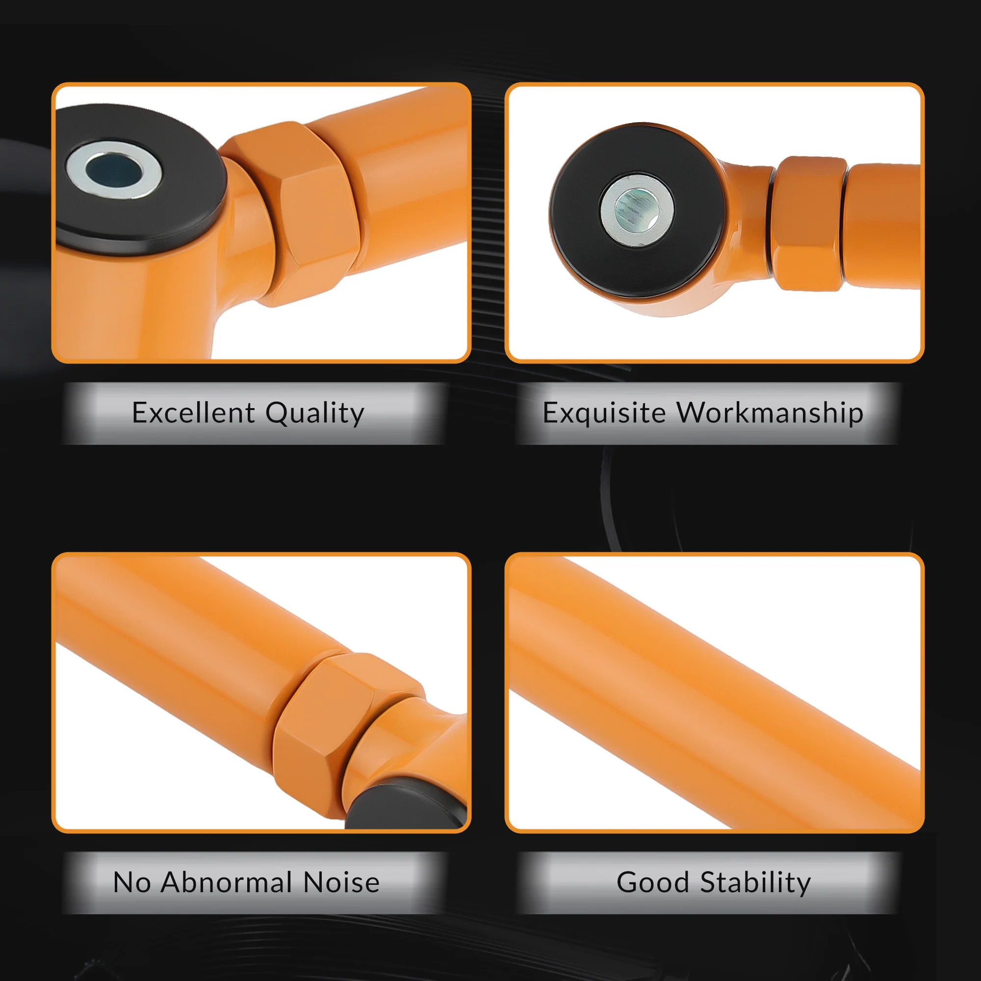 Adjustable Heavy Duty Front Lower Control Arms Kit For Jeep Cherokee Xj 1984 01 Rubchvfsqlbavllq - Foto 11