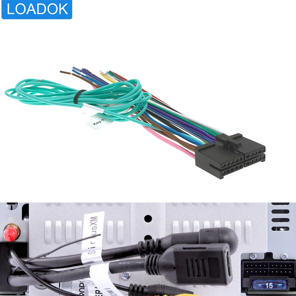 Cavo Adattatore Di Parcheggio Inverso Per Autoradio A 20 Pin Connettore Universale Di Tipo Incrociato Per Il Ministero Di By Goodmans Sendai Soundmax