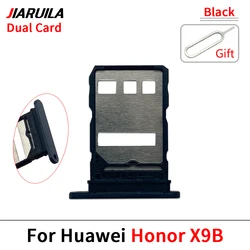 Huawei Honor SIM Card and SD Card Tray Holder Adapter - Repair Parts (X9B Black)