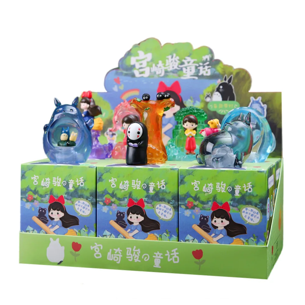 Figuras de elfos de cuento de hadas de Hayao Miyazaki en varios estilos, versión en caja ciega, muebles, regalo para estudiantes, venta al por mayor
