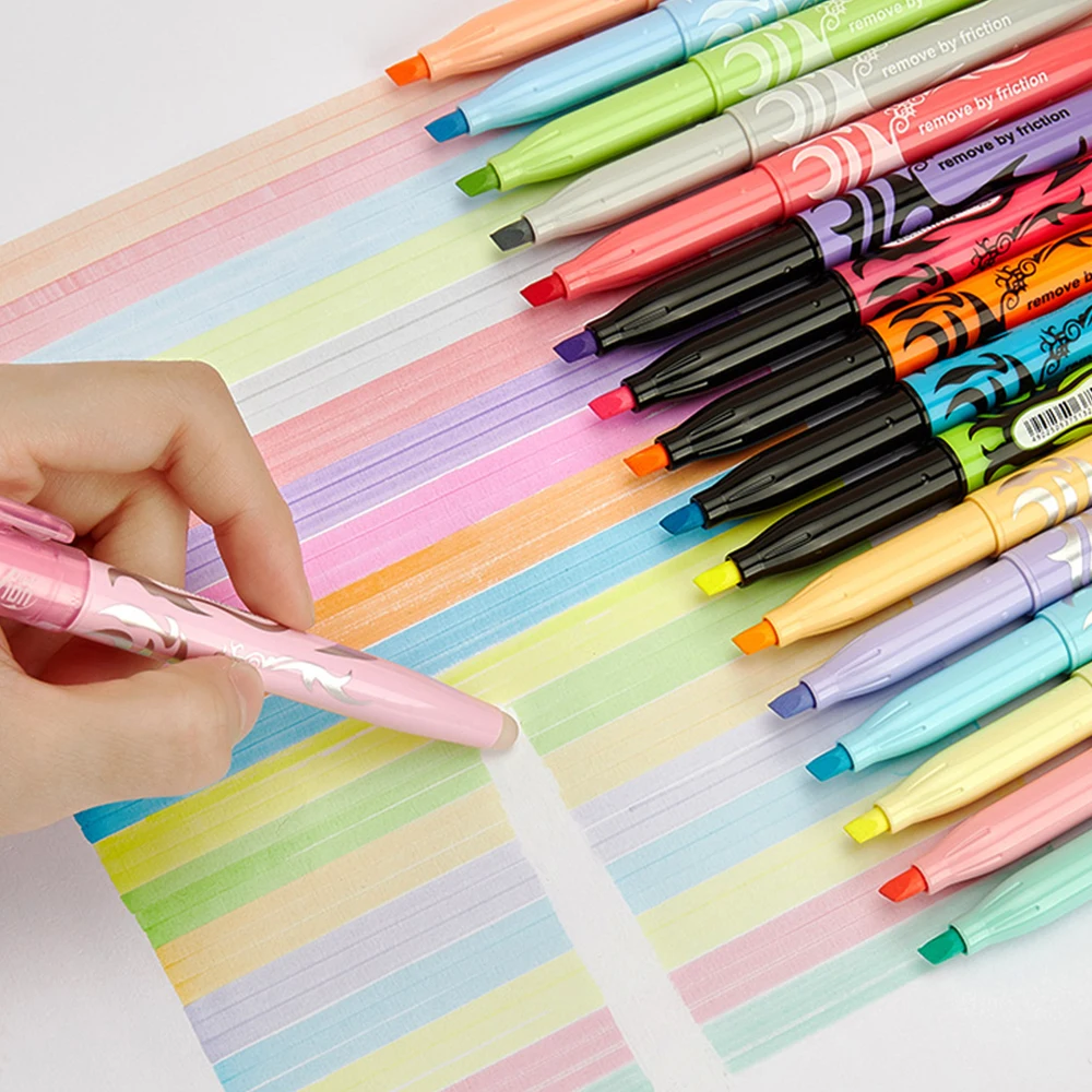 3/6pcs Japan Pilot Erasable Highlighters FRIXION Student Color Marker Pens Soft Light Eye Protection SW-FL School Supplies 5