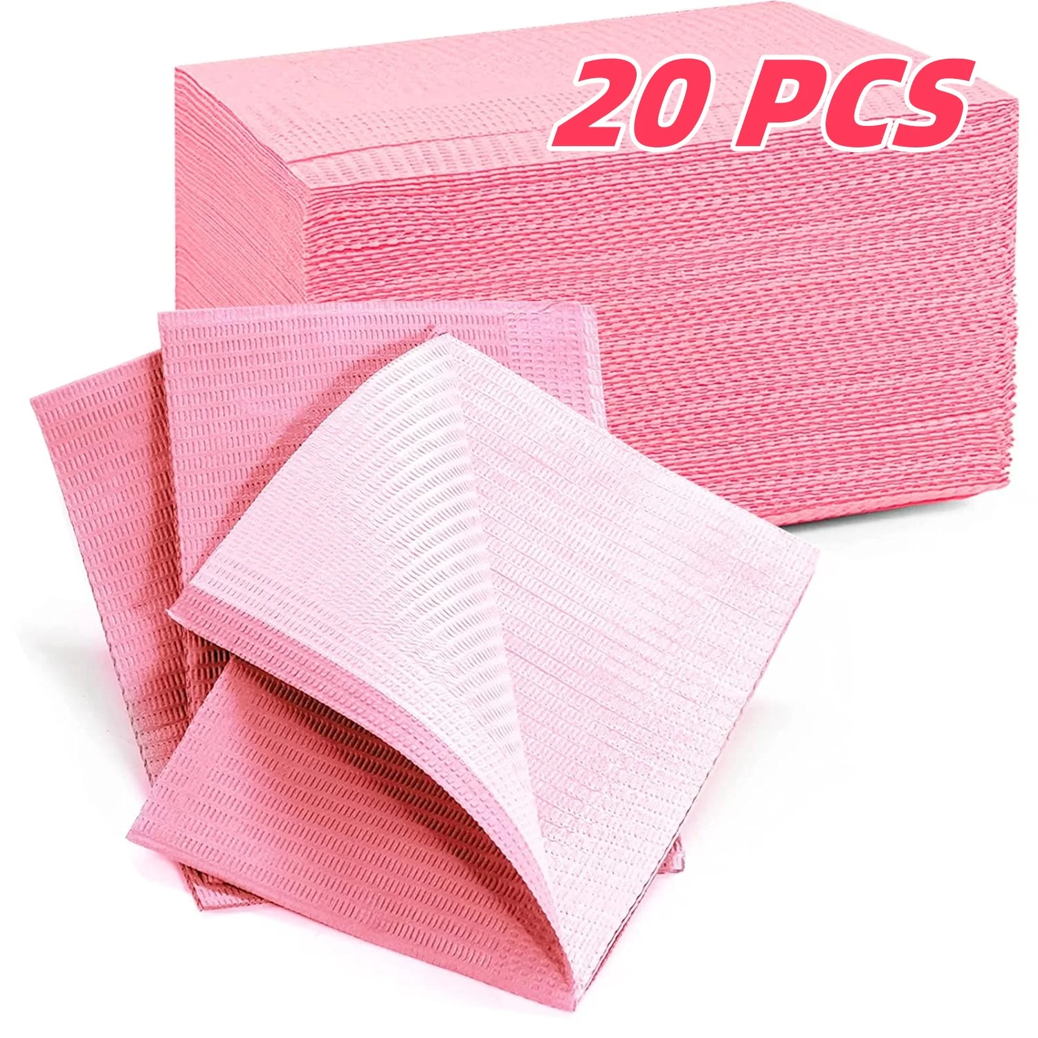 20Pcs Nail Art Table Mat Disposable Clean Pads Waterproof Tablecloths Desk Mat For Gel Polish Home Salon Manicure Cleaning Tool